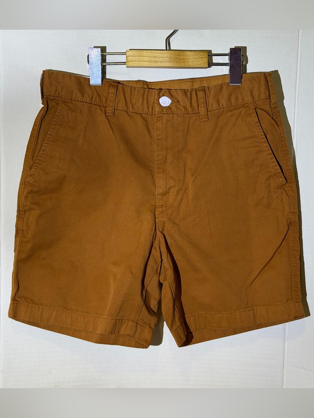 Uniqlo Men's Chinos Shorts Rust Brown Shorts